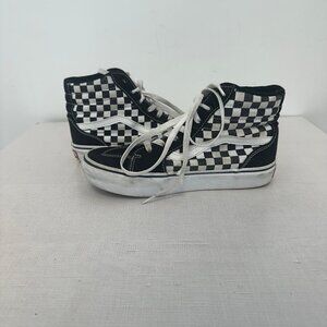 Vans Checkerboard High Top Sneakers